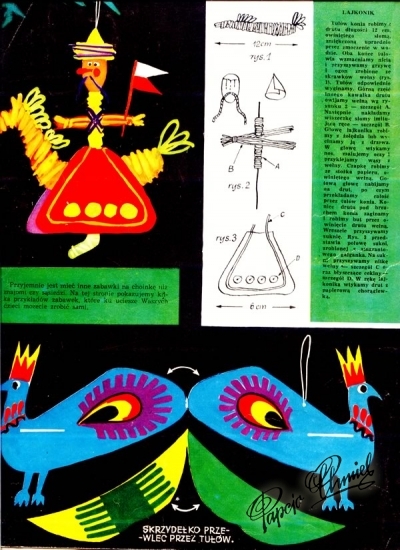 
	Rok1962 "Nasza Ojczyzna" - zabawki na choinkę, pomysł HCH.
